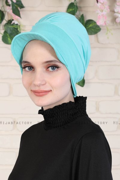 Sandra - Turkoois Katoen Turban - Ayse Turban