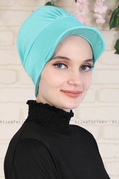 Sandra - Turkoois Katoen Turban - Ayse Turban