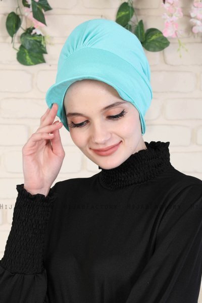 Sandra - Turkoois Katoen Turban - Ayse Turban