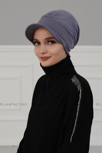 Sandra - Grijs Katoen Turban - Ayse Turban