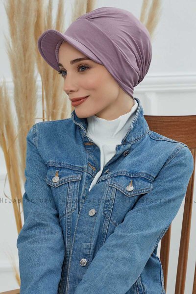 Sandra - Lilac Katoen Turban