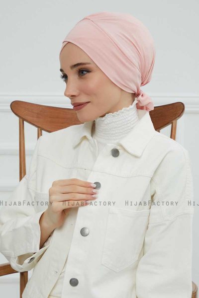 Ellie - Oudroze Katoen Turban