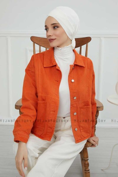 Ellie - Creme Katoen Turban