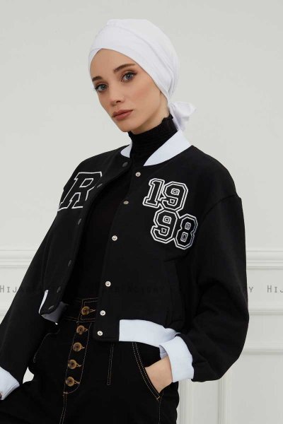 Ellie - Wit Katoen Turban