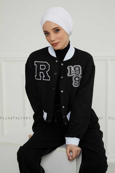Ellie - Wit Katoen Turban
