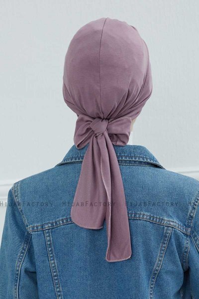 Ellie - Lilac Katoen Turban
