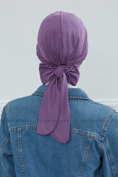 Ellie - Violet Katoen Turban