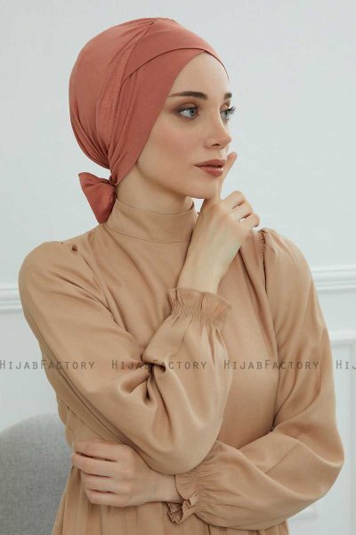 Ellie - Zalm Katoen Turban