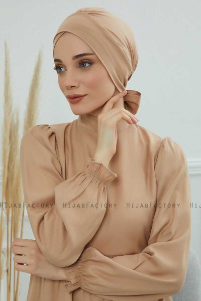 Ellie - Sand Katoen Turban