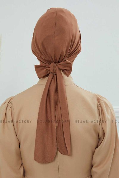 Ellie - Caramel Katoen Turban