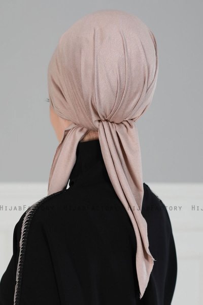 Felicia - Taupe Katoen Turban