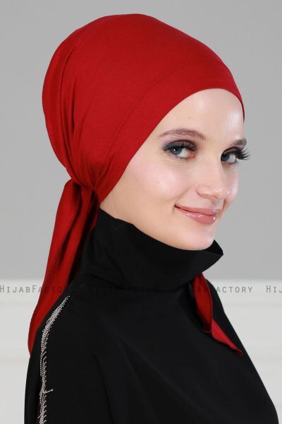 Felicia - Bordeaux Katoen Turban