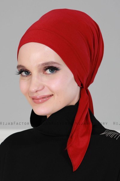 Felicia - Bordeaux Katoen Turban
