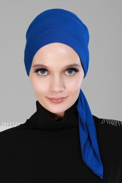 Felicia - Blauw Katoen Turban