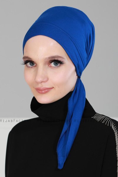 Felicia - Blauw Katoen Turban