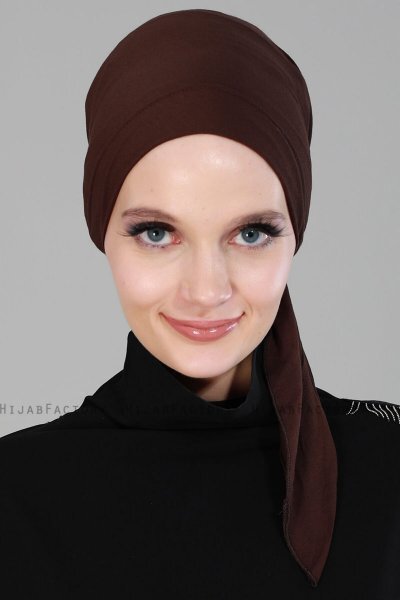 Felicia - Bruin Katoen Turban