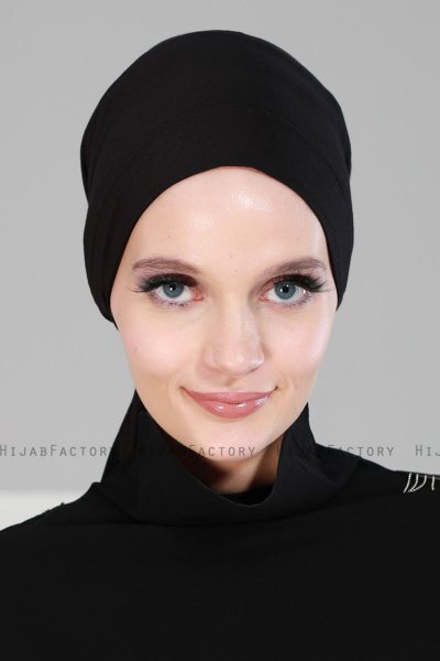 Felicia - Zwart Katoen Turban