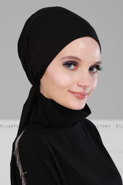 Felicia - Zwart Katoen Turban