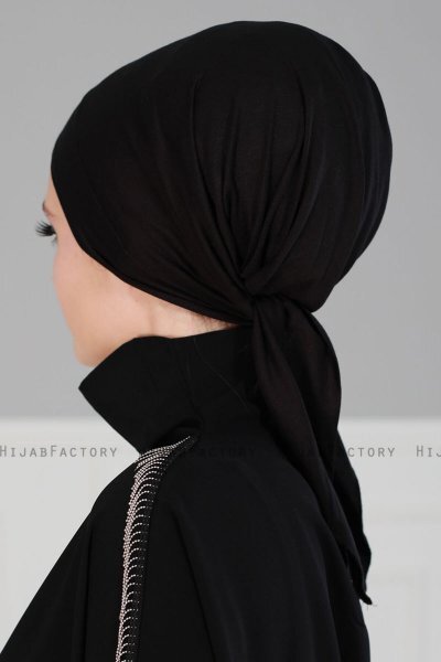 Felicia - Zwart Katoen Turban