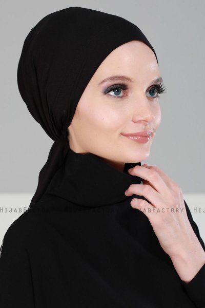 Felicia - Zwart Katoen Turban
