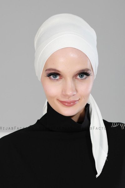 Felicia - Creme Katoen Turban