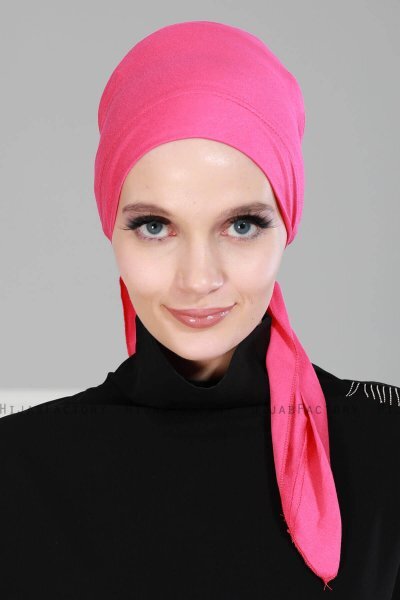 Felicia - Fuchsia Katoen Turban