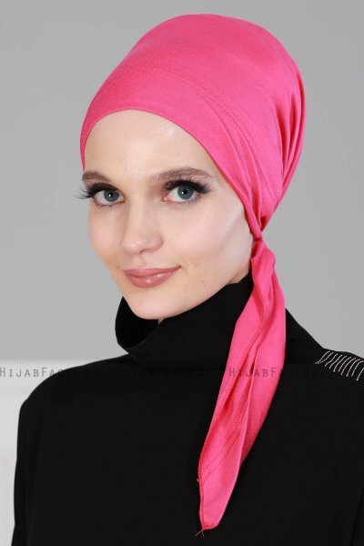 Felicia - Fuchsia Katoen Turban