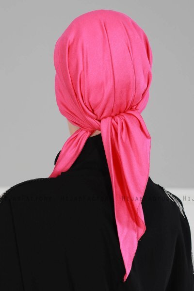 Felicia - Fuchsia Katoen Turban