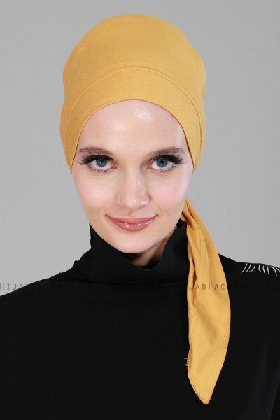 Felicia - Mosterd Katoen Turban
