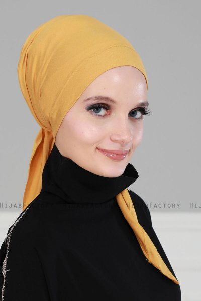 Felicia - Mosterd Katoen Turban