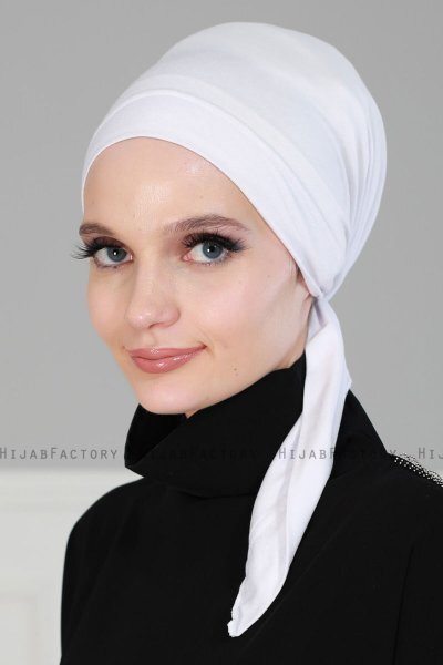 Felicia - Wit Katoen Turban