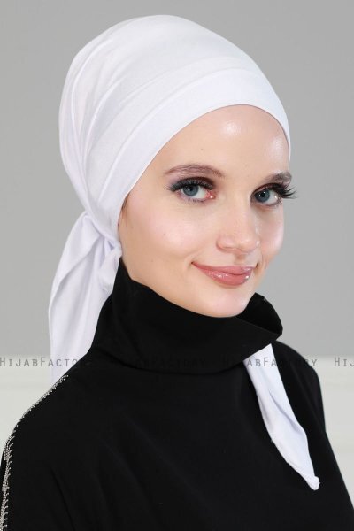 Felicia - Wit Katoen Turban