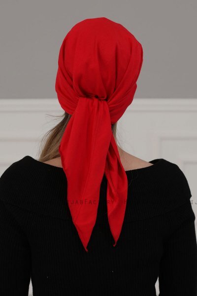 Felicia - Rood Katoen Turban