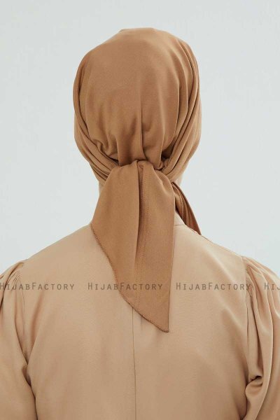 Felicia - Lichtbruin Katoen Turban