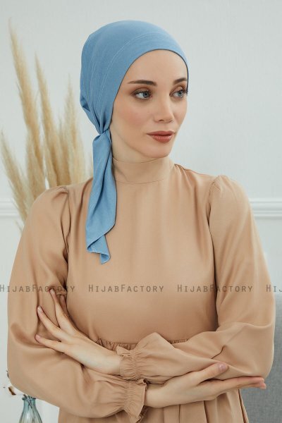 Felicia - Sky Blue Katoen Turban
