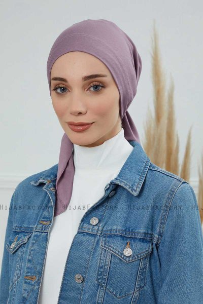 Felicia - Lilac Katoen Turban