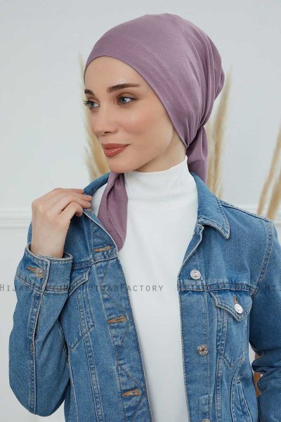 Felicia - Lilac Katoen Turban