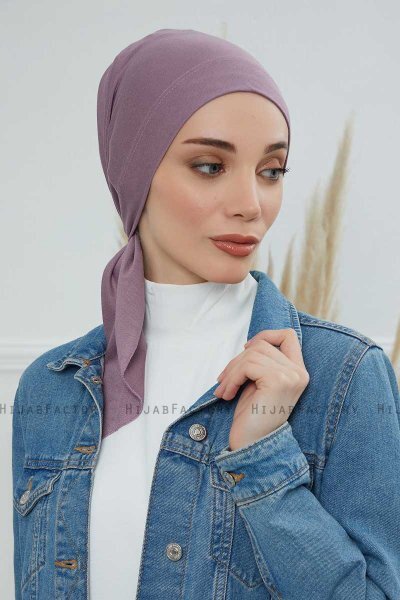 Felicia - Lilac Katoen Turban
