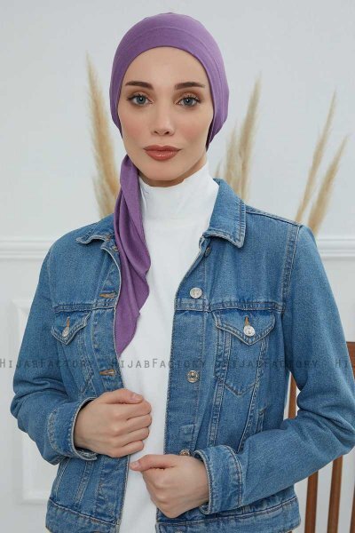 Felicia - Violet Katoen Turban