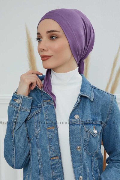 Felicia - Violet Katoen Turban