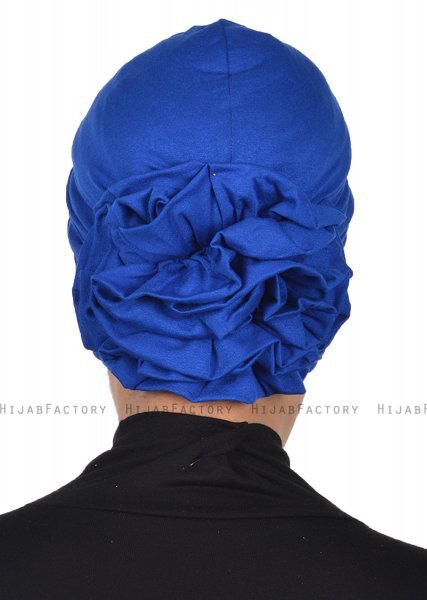 Kerstin - Blauw Katoen Turban - Ayse Turban