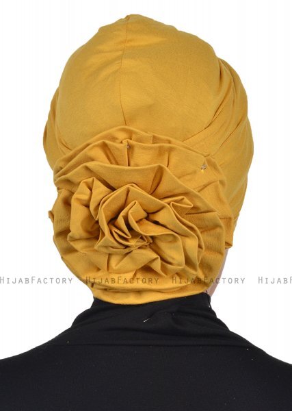 Kerstin - Mosterd Katoen Turban - Ayse Turban