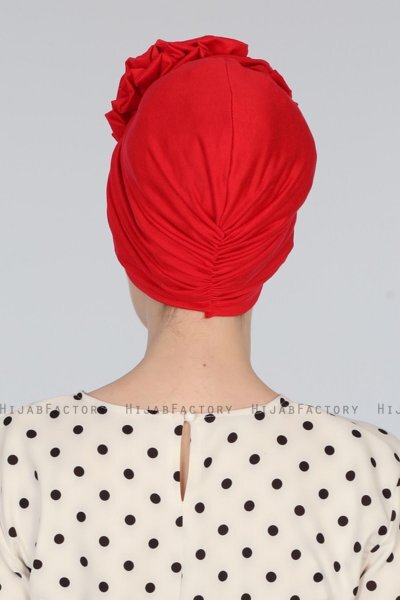 Kerstin - Rood Katoen Turban - Ayse Turban