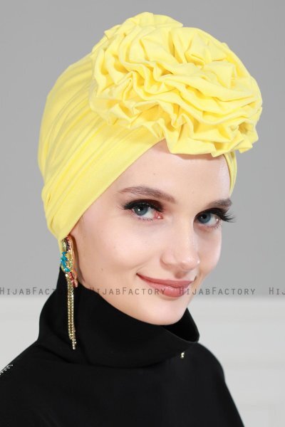 Kerstin - Geel Katoen Turban - Ayse Turban