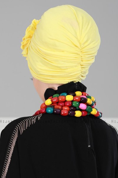 Kerstin - Geel Katoen Turban - Ayse Turban