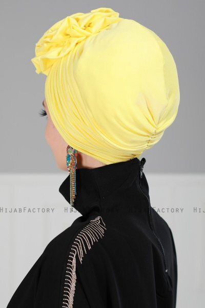 Kerstin - Geel Katoen Turban - Ayse Turban