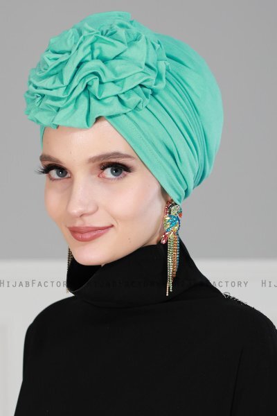 Kerstin - Turkoois Katoen Turban - Ayse Turban