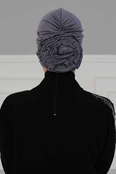 Kerstin - Grijs Katoen Turban - Ayse Turban