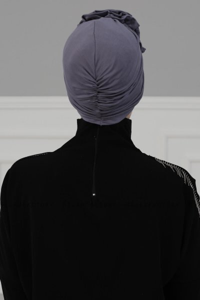 Kerstin - Grijs Katoen Turban - Ayse Turban