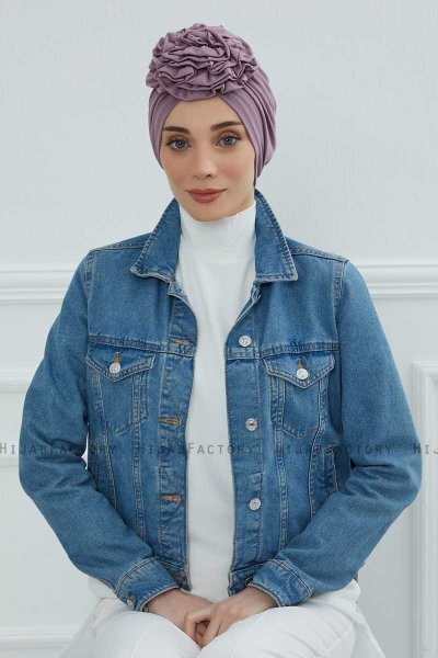 Kerstin - Lilac Katoen Turban